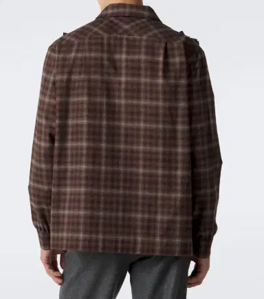 Simone Rocha Ruffled checked cotton flannel shirt | Thumbnail 3 Simone Rocha Ruffled checked cotton flannel shirt | Thumbnail 3
