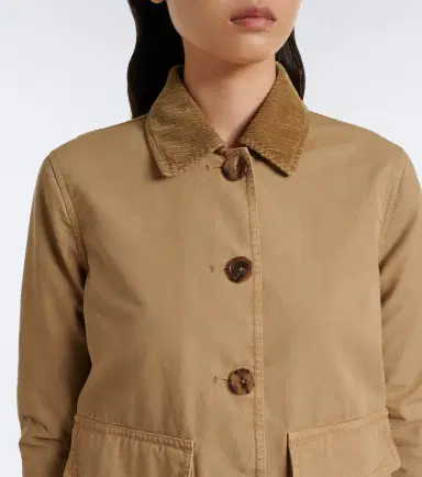 The Row Benka corduroy-trimmed cotton jacket | Thumbnail 3 The Row Benka corduroy-trimmed cotton jacket | Thumbnail 3