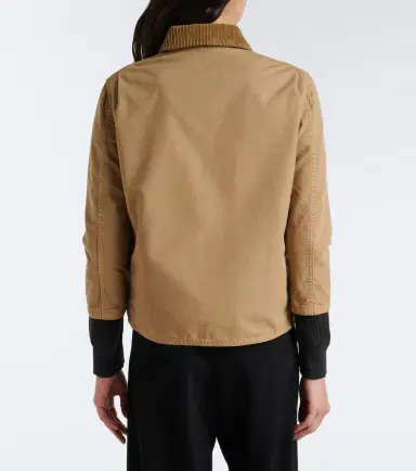The Row Benka corduroy-trimmed cotton jacket | Thumbnail 4 The Row Benka corduroy-trimmed cotton jacket | Thumbnail 4
