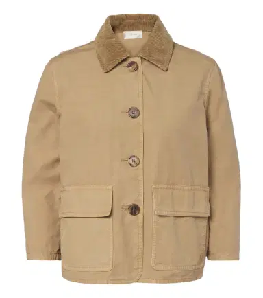 The Row Benka corduroy-trimmed cotton jacket | Thumbnail 1 The Row Benka corduroy-trimmed cotton jacket | Thumbnail 1