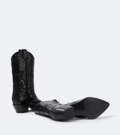 Acne Studios Bouni leather cowboy boots | Thumbnail 3