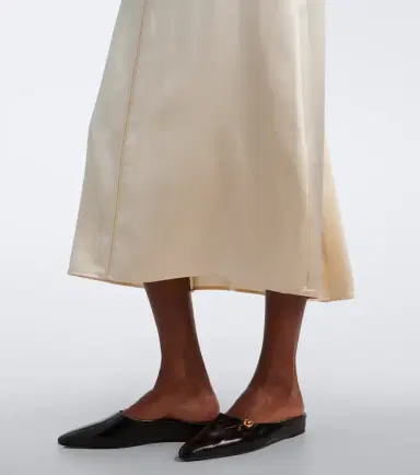 Joseph Aura silk satin midi dress | Thumbnail 4