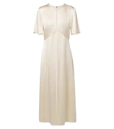 Joseph Aura silk satin midi dress | Thumbnail 1