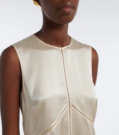 Joseph Hebe silk satin top | Thumbnail 2