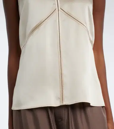 Joseph Hebe silk satin top | Thumbnail 3