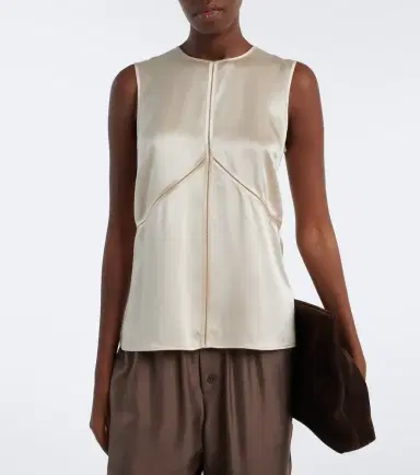 Joseph Hebe silk satin top | Thumbnail 6