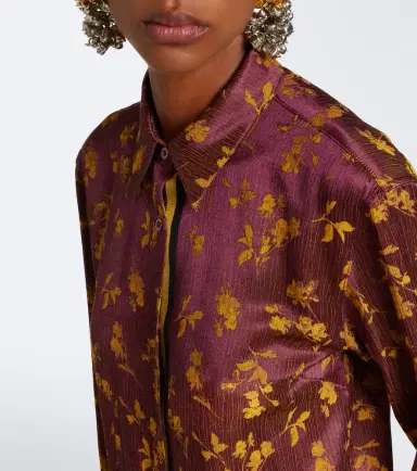 Dries Van Noten Floral jacquard shirt | Thumbnail 4
