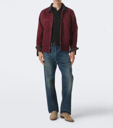 RRL Plaid cotton corduroy overshirt | Thumbnail 3