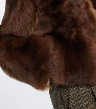 Nour Hammour Cameron shearling jacket | Thumbnail 2