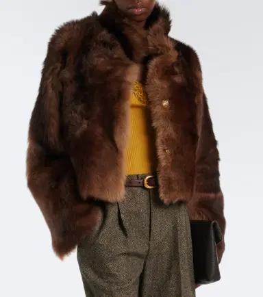 Nour Hammour Cameron shearling jacket | Thumbnail 3