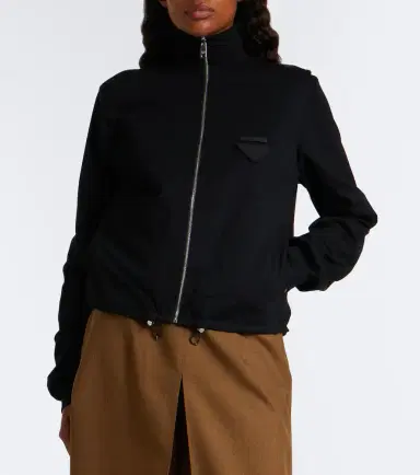 Prada Reversible cotton and Re-Nylon blouson jacket | Thumbnail 6