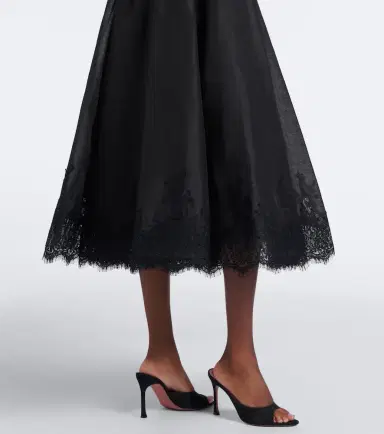 Zimmermann Valiant lace-trimmed linen and silk bustier dress | Thumbnail 4