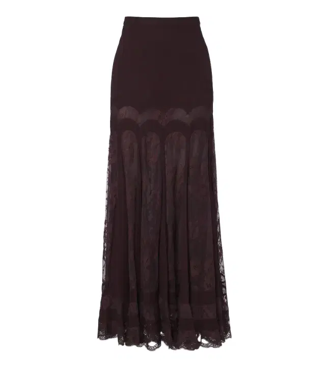 Zimmermann Valiant lace and silk maxi skirt
