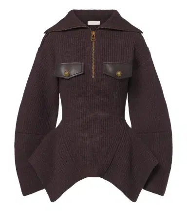 Zimmermann Valiant wool-blend half-zip sweater | Thumbnail 1