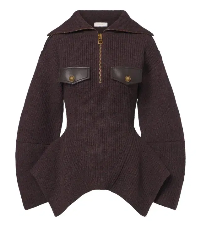 Zimmermann Valiant wool-blend half-zip sweater