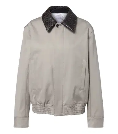 Bottega Veneta Intrecciato oversized cotton blouson jacket | Thumbnail 1
