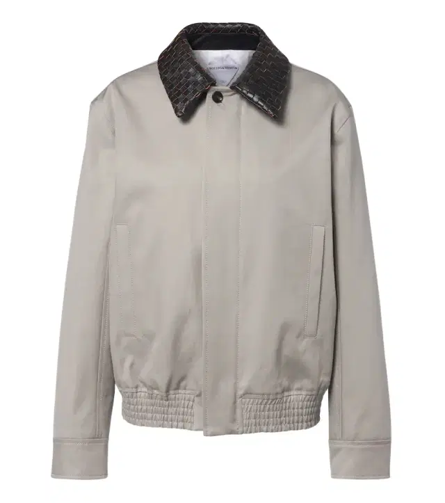 Bottega Veneta Intrecciato oversized cotton blouson jacket