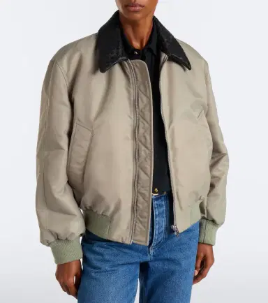 Bottega Veneta Leather-trimmed bomber jacket | Thumbnail 2