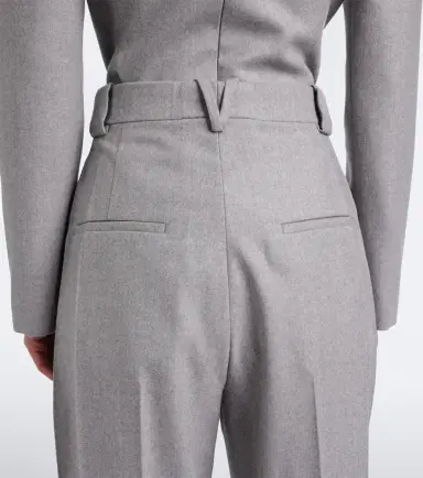 Bottega Veneta Pleated wool wide-leg pants | Thumbnail 2