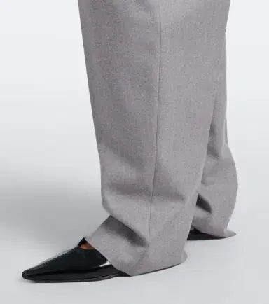 Bottega Veneta Pleated wool wide-leg pants | Thumbnail 4