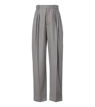 Bottega Veneta Pleated wool wide-leg pants | Thumbnail 1