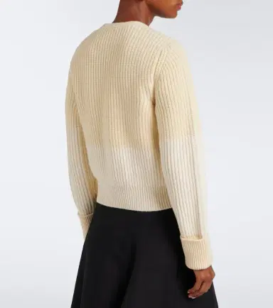 Bottega Veneta Ribbed-knit wool and cashmere cardigan | Thumbnail 4