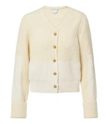 Bottega Veneta Ribbed-knit wool and cashmere cardigan | Thumbnail 1