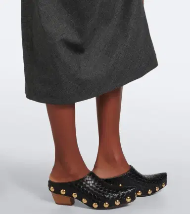 Bottega Veneta Belted wool midi dress | Thumbnail 4 Bottega Veneta Belted wool midi dress | Thumbnail 4