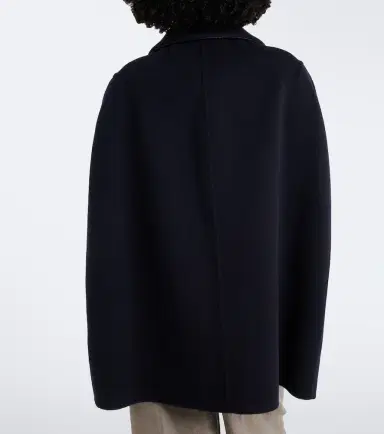 Bottega Veneta Intrecciato wool and cashmere cape | Thumbnail 3