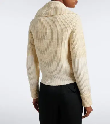 Bottega Veneta Ribbed-knit wool and cashmere sweater | Thumbnail 3