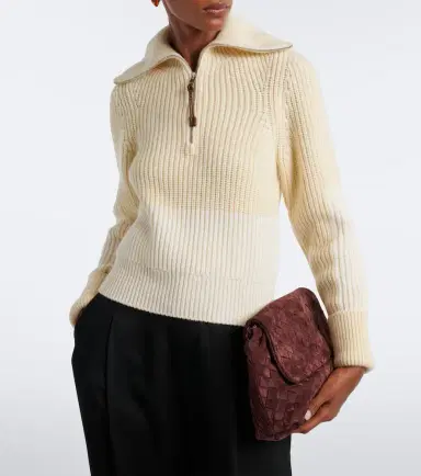 Bottega Veneta Ribbed-knit wool and cashmere sweater | Thumbnail 6