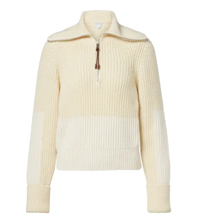 Bottega Veneta Ribbed-knit wool and cashmere sweater