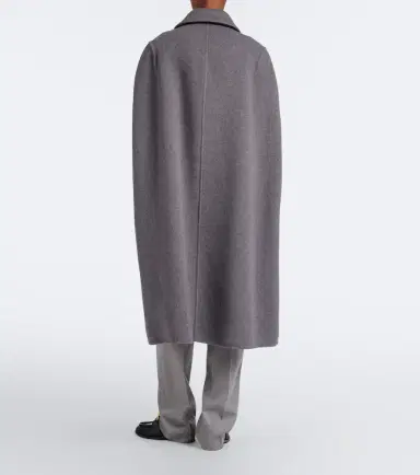 Bottega Veneta Intrecciato wool and cashmere cape | Thumbnail 5