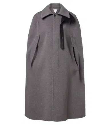 Bottega Veneta Intrecciato wool and cashmere cape | Thumbnail 1