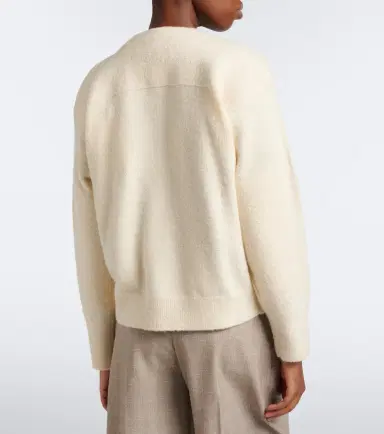 Bottega Veneta Embellished cashmere, wool, and silk cardigan | Thumbnail 2