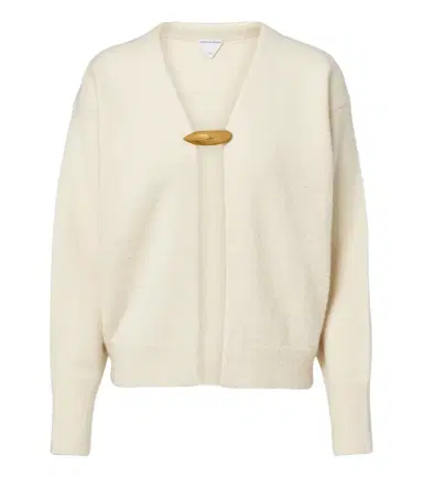 Bottega Veneta Embellished cashmere, wool, and silk cardigan | Thumbnail 1