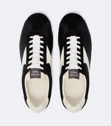 Bottega Veneta Shot suede-trimmed sneakers | Thumbnail 2