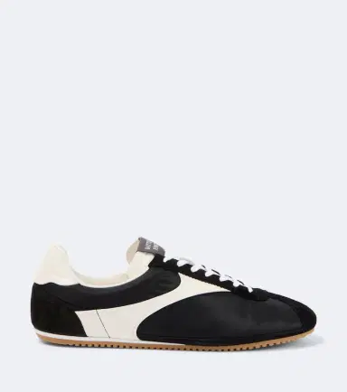 Bottega Veneta Shot suede-trimmed sneakers | Thumbnail 5