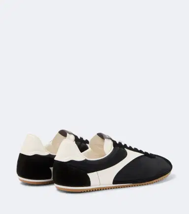 Bottega Veneta Shot suede-trimmed sneakers | Thumbnail 6