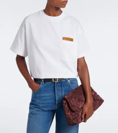 Bottega Veneta Intrecciato cotton jersey T-shirt | Thumbnail 2