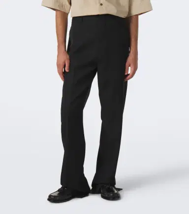 Bottega Veneta Wool grain de poudre straight pants | Thumbnail 2