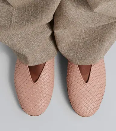 Bottega Veneta Rosa Intrecciato leather ballet flat | Thumbnail 6