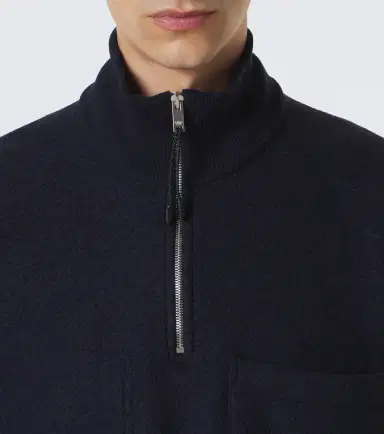 Bottega Veneta Wool felt half-zip sweater | Thumbnail 3