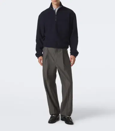 Bottega Veneta Wool felt half-zip sweater | Thumbnail 5