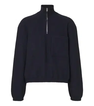 Bottega Veneta Wool felt half-zip sweater | Thumbnail 1