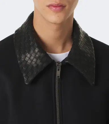 Bottega Veneta Intrecciato wool felt jacket | Thumbnail 2 Bottega Veneta Intrecciato wool felt jacket | Thumbnail 2