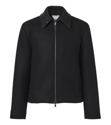 Bottega Veneta Intrecciato wool felt jacket | Thumbnail 1 Bottega Veneta Intrecciato wool felt jacket | Thumbnail 1