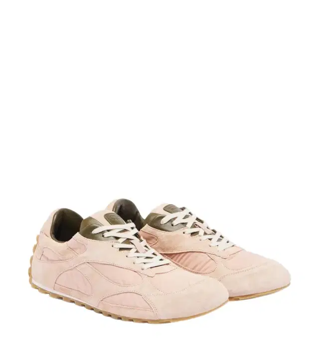 Bottega Veneta Orbit Flash suede-trimmed sneakers