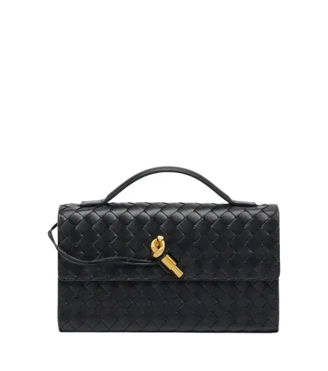 Bottega Veneta Andiamo Small Intrecciato leather clutch
