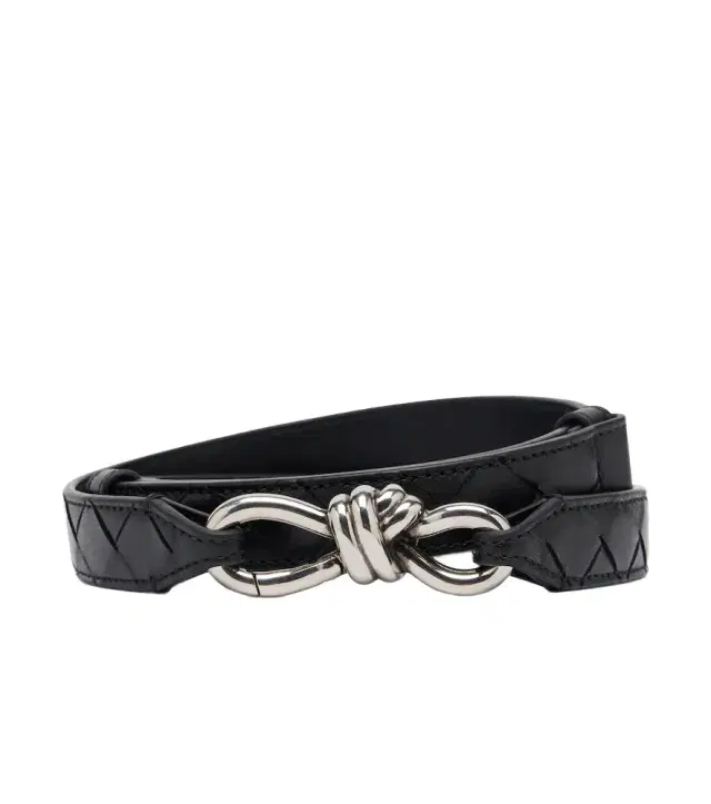 Bottega Veneta Andiamo Intrecciato leather belt